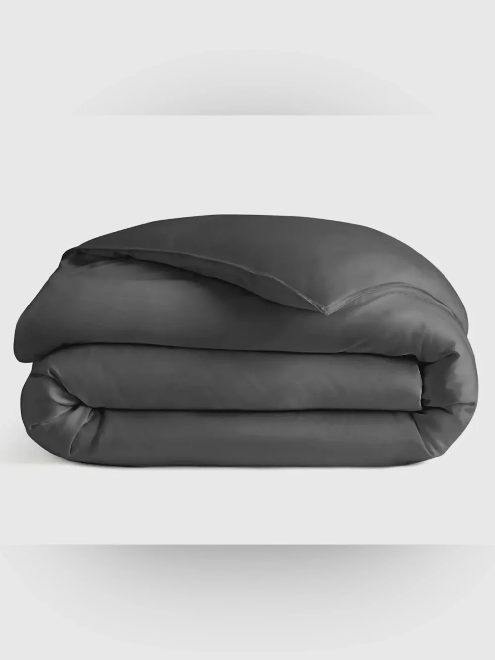 NEW Quince Bamboo Duvet Cover, King/Cal (Charcoal)
